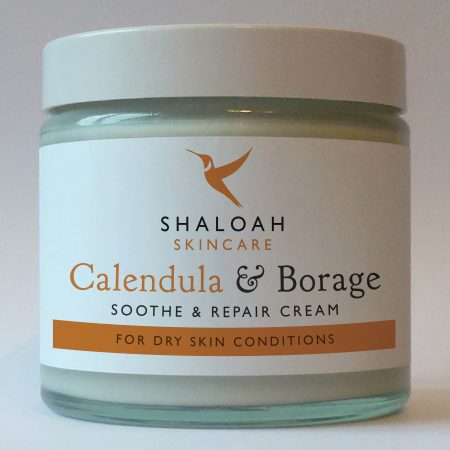 cream eczema calendula natural soothe repair borage oil skin dry