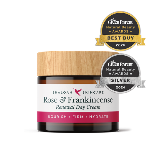 Rose Face Cream with Frankincense, Natural Anti-ageing Moisturiser
