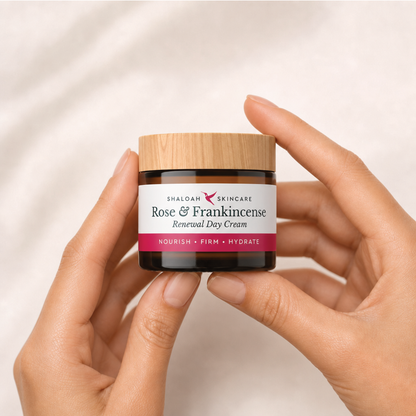 Rose Face Cream with Frankincense, Natural Anti-ageing Moisturiser