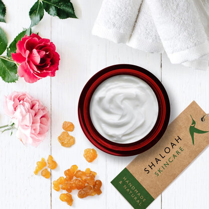 Rose Face Cream with Frankincense, Natural Anti-ageing Moisturiser
