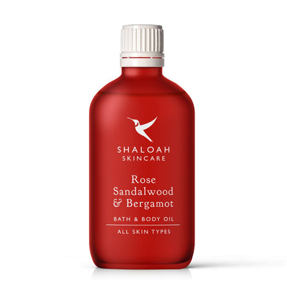 Bath, Body and Massage Oil Gift Set, Luxury Aromatherapy Pamper Gift Box