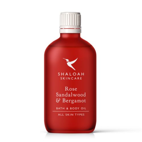 Rose, sandalwood and bergamot Bath and Body oil - Shaloah Skincare 1